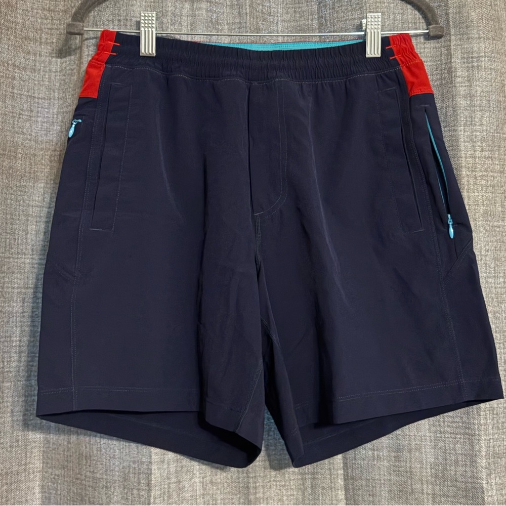 Birddogs Classic Length Shorts (Navy/Red)